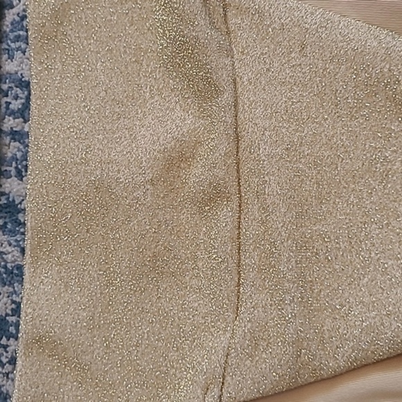 NWT Aerie Sparkly Gold Bikini - Picture 4 of 6